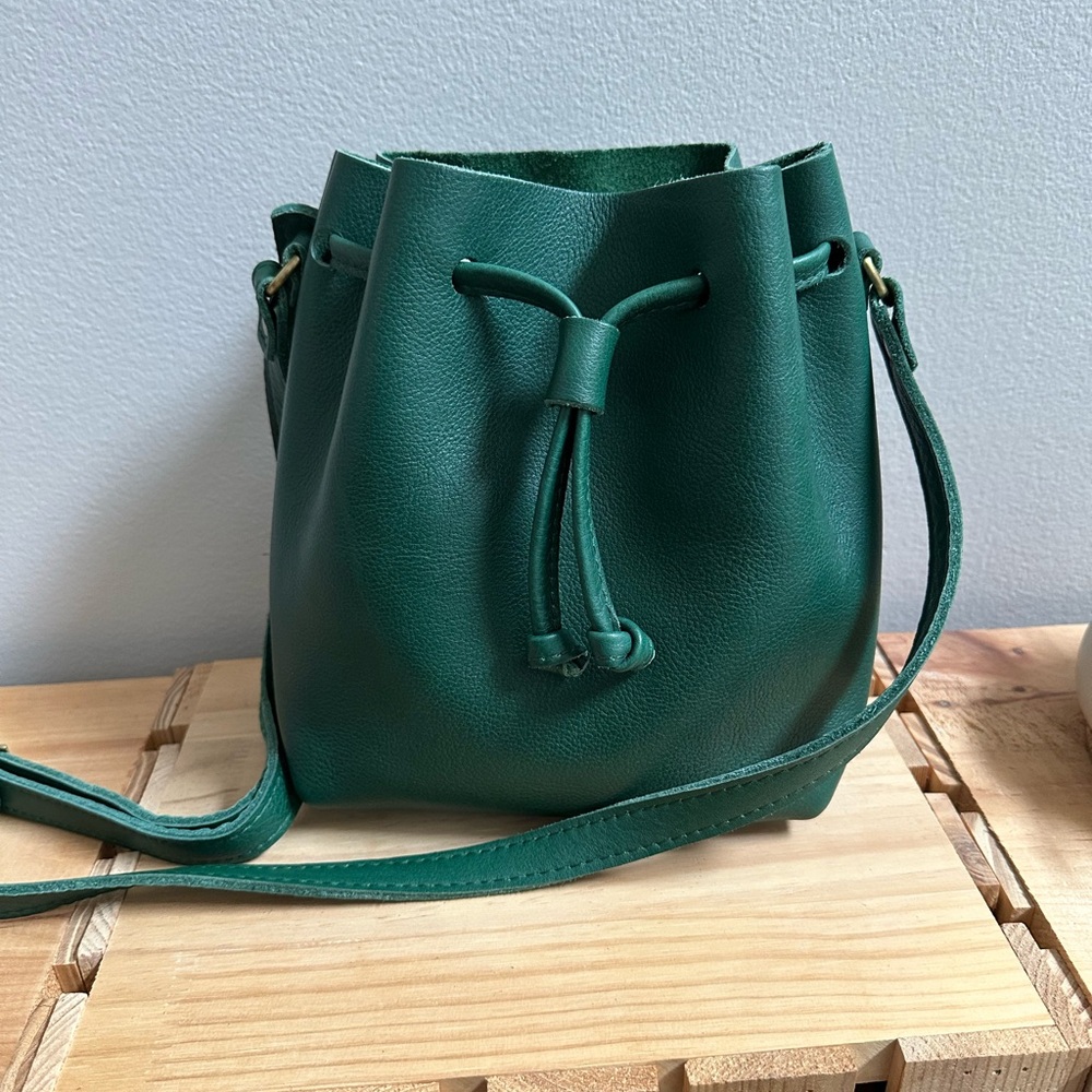 Portland Leather Small Bacalar Bucket Bag